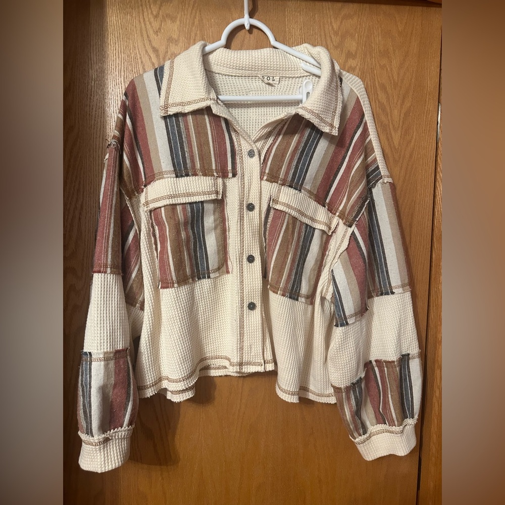 POL Women's Striped Jacket